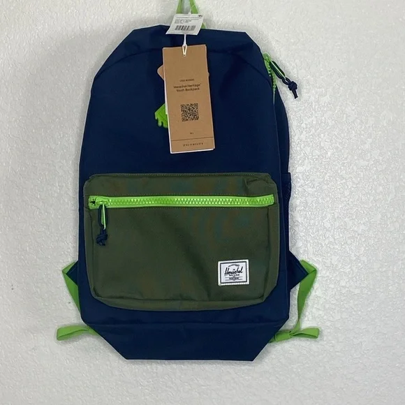 Herschel Heritage Youth Backpack Size 15”x 12”x 5.75” NWT - Picture 1 of 7